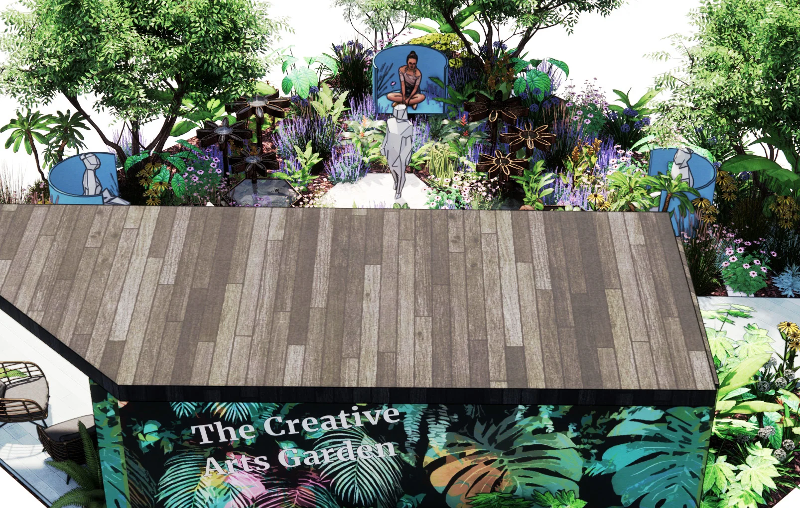 The Creative Arts Garden concept